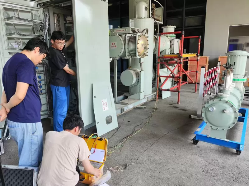 110kV Leistungs schalter Timing-und Bewegungs tests Fall