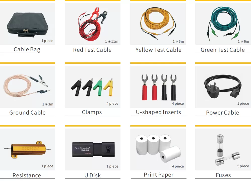 Accessories of TCT-200F CT and PT Analyzer