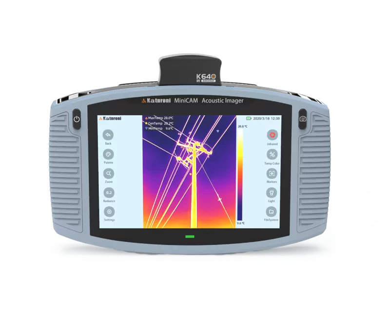 Minicam-Akustik-Imager (mit thermischem Modul)