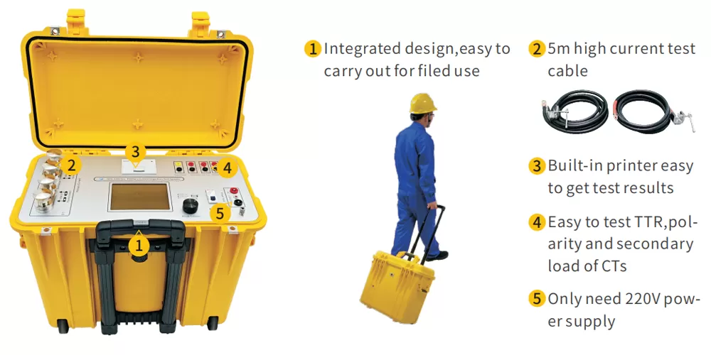 Features of HCG-1000 Pro Primary Current Injection Test System