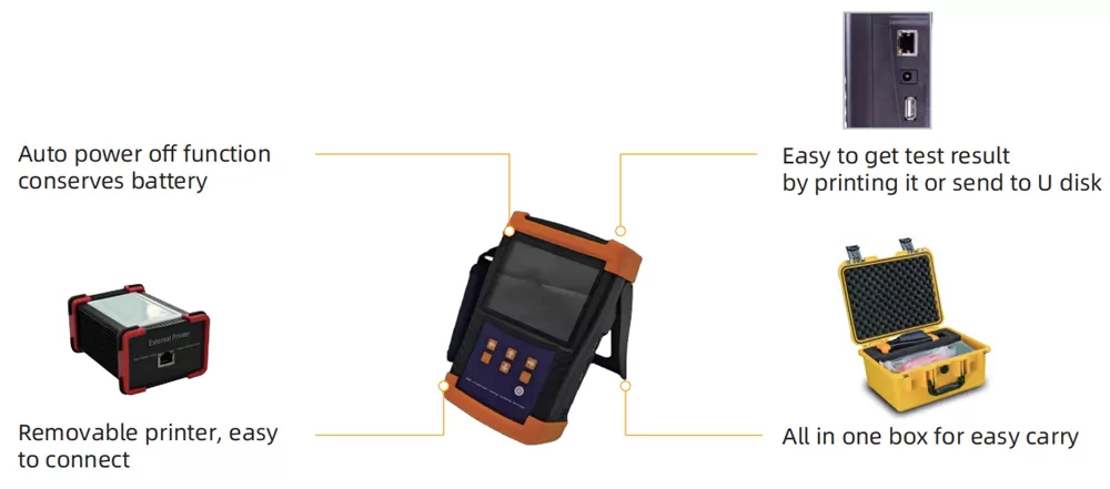 Features of HDRT-310 10A Handheld Three-winding Transformer Ohmmeter