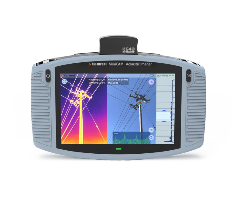 Minicam-Akustik-Imager (mit thermischem Modul)
