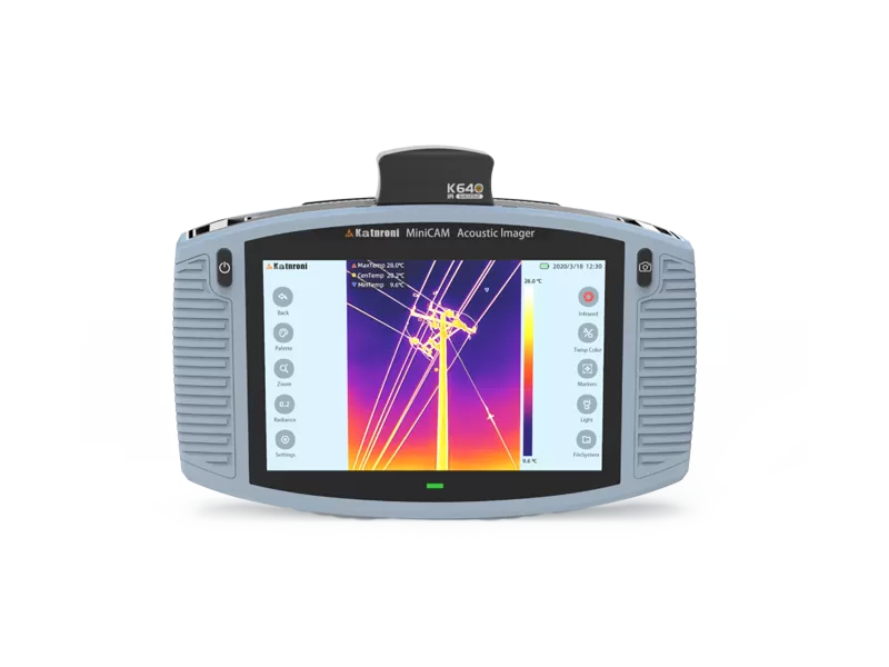 Minicam-Akustik-Imager (mit thermischem Modul)