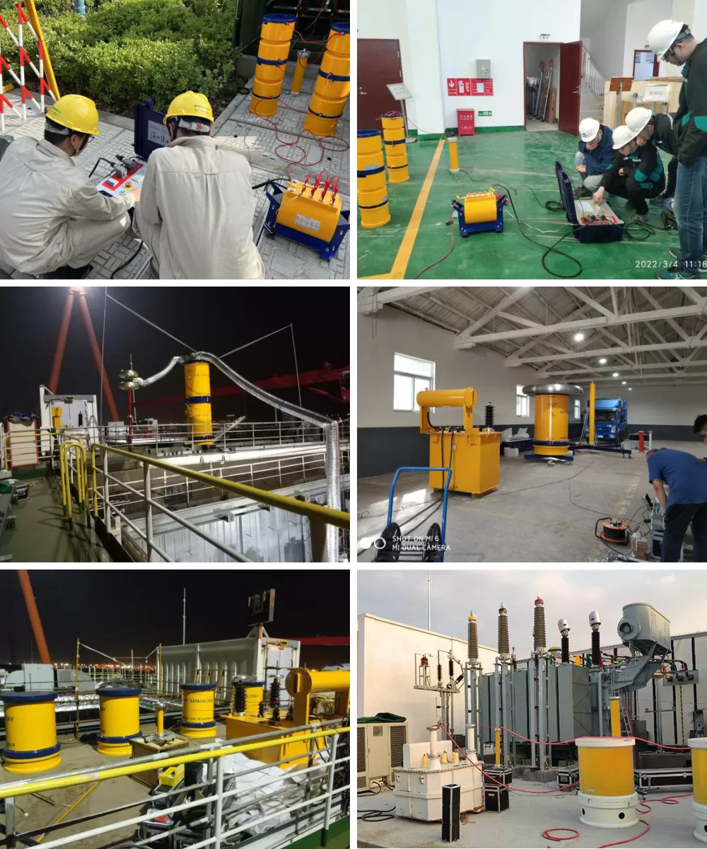 On-site Display of ESR-800 AC Resonant Test System